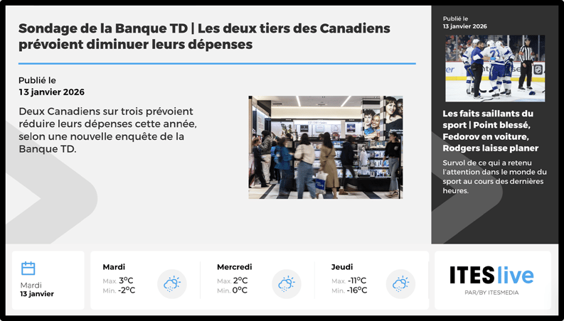 3. Partager les nouvelles