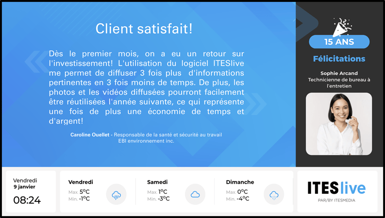 8. Diffuser des citations de client