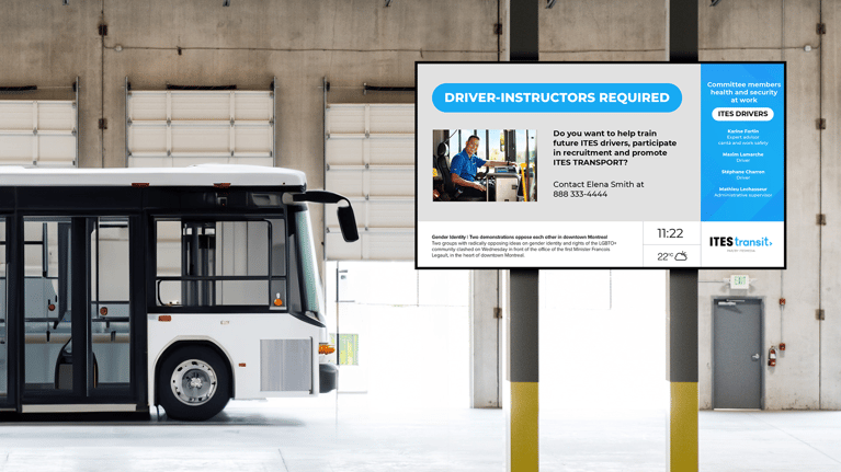 Improving internal communications in transit companies