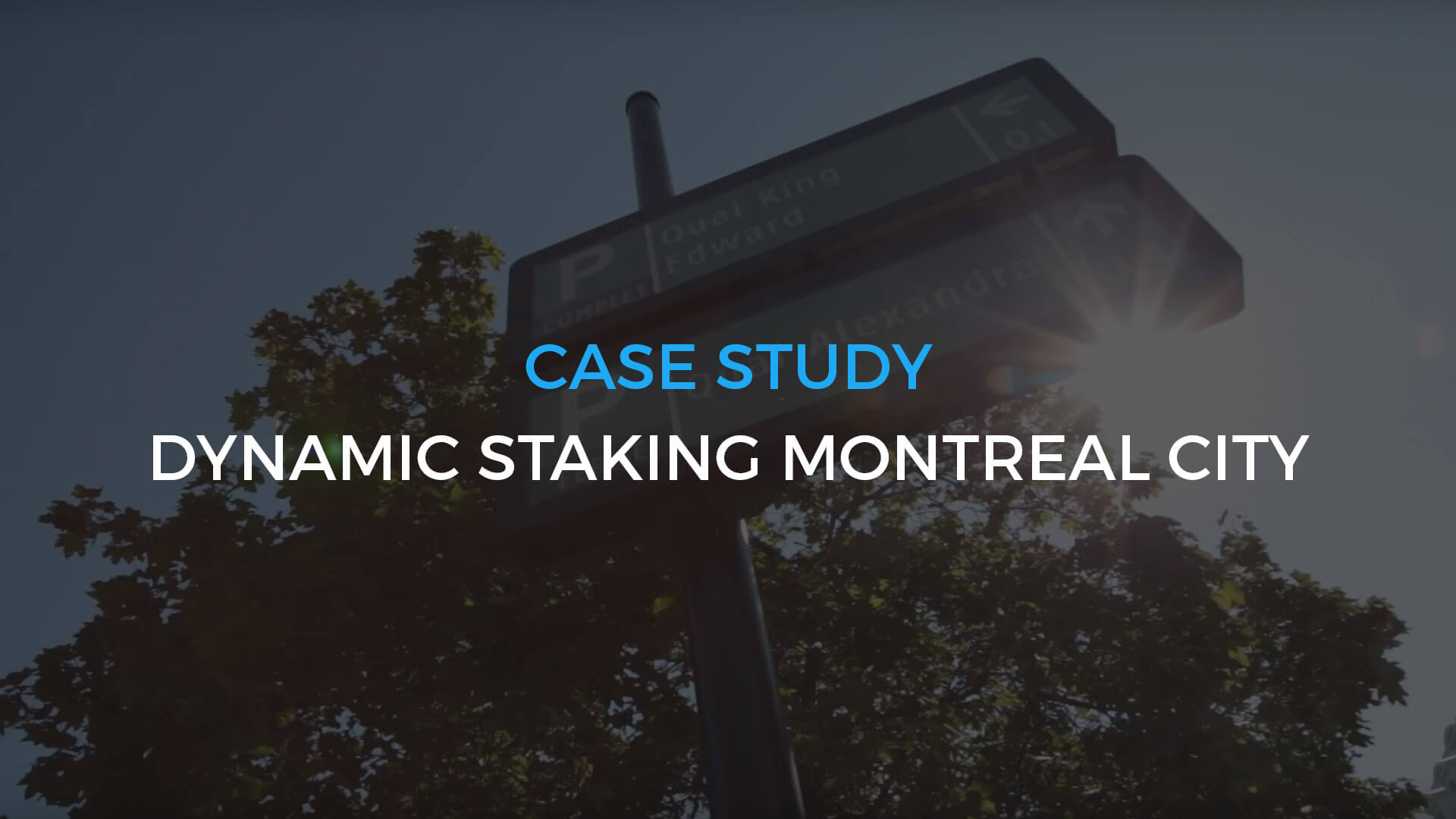 Dynamic Staking Montreal City
