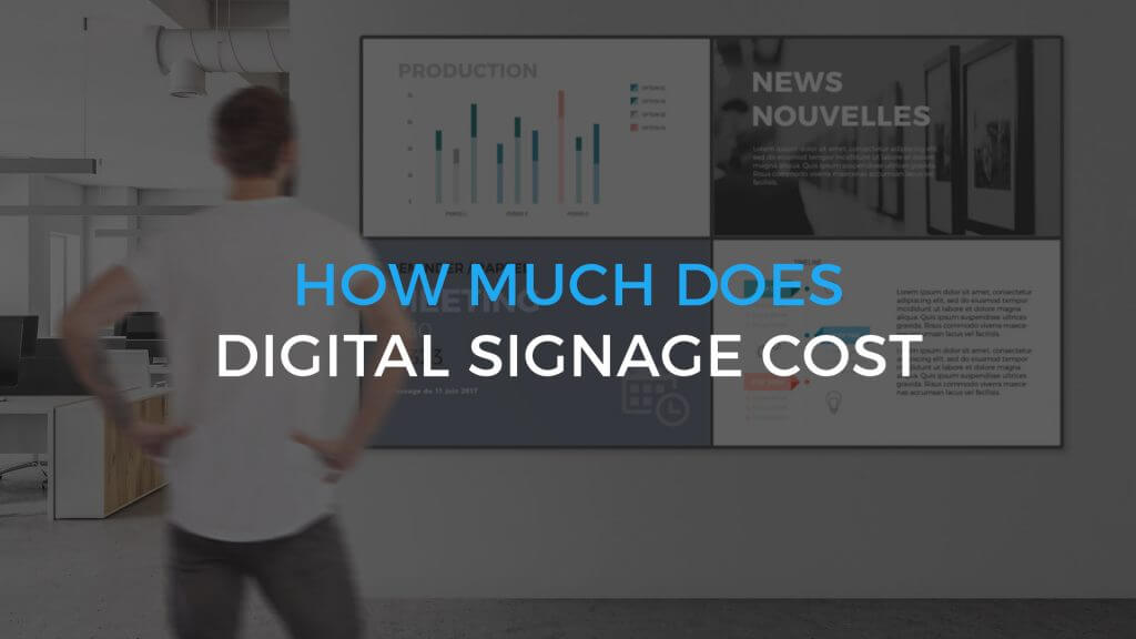 How Much Does Digital Signage Cost