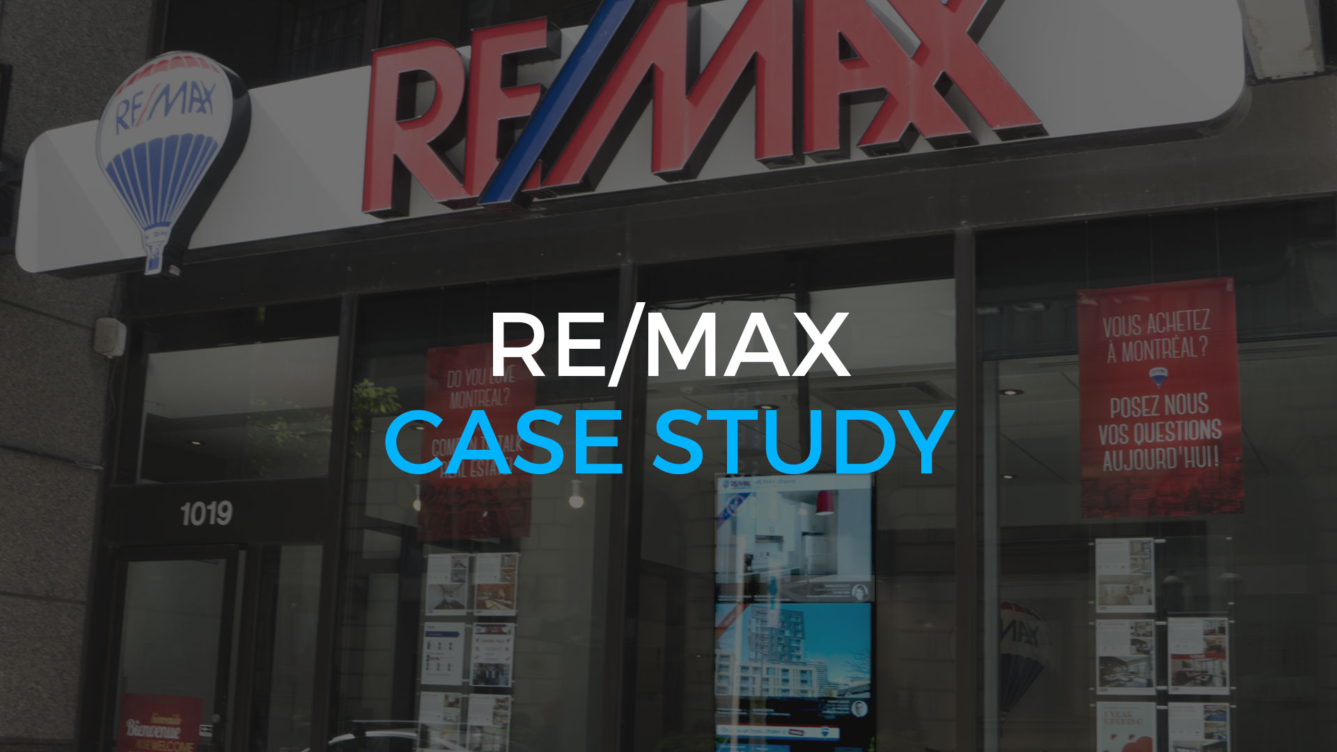 Why is RE/MAX using dynamic digital signage ?
