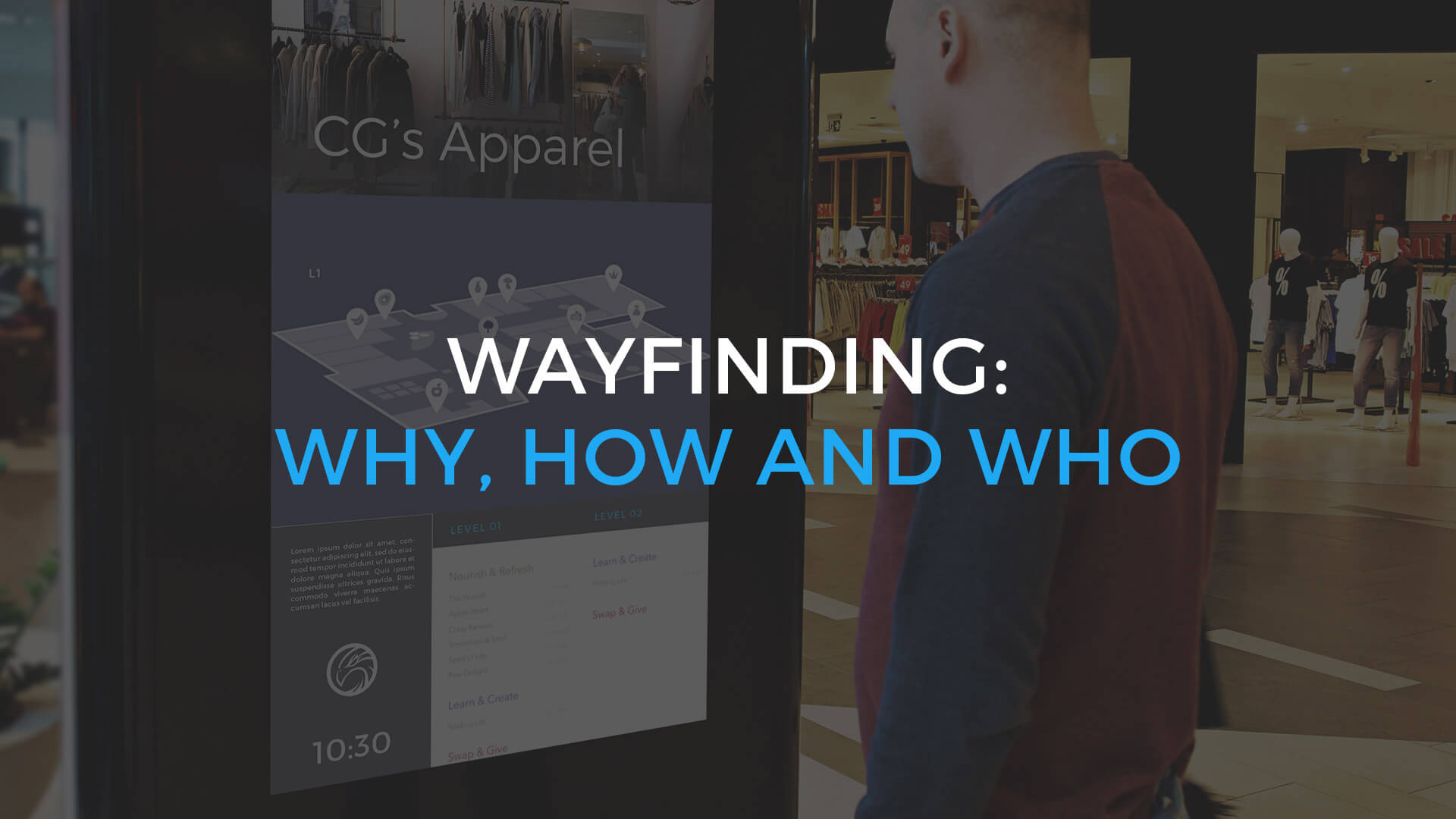 Wayfinding Digital Signage for Better Customer Experiences: Where, Why, How and Who