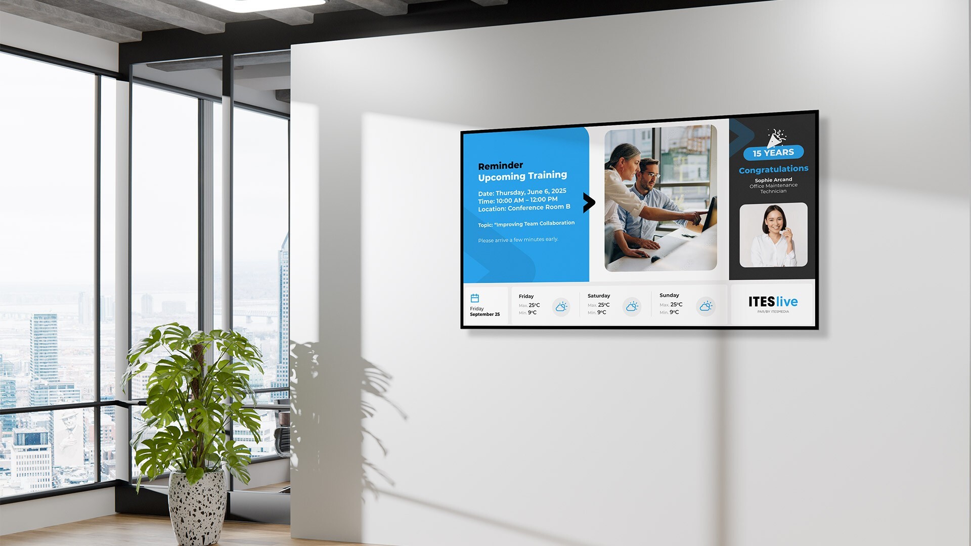 Digital signage - ITESlive